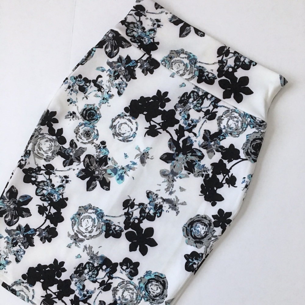 Floral Pencil Skirt